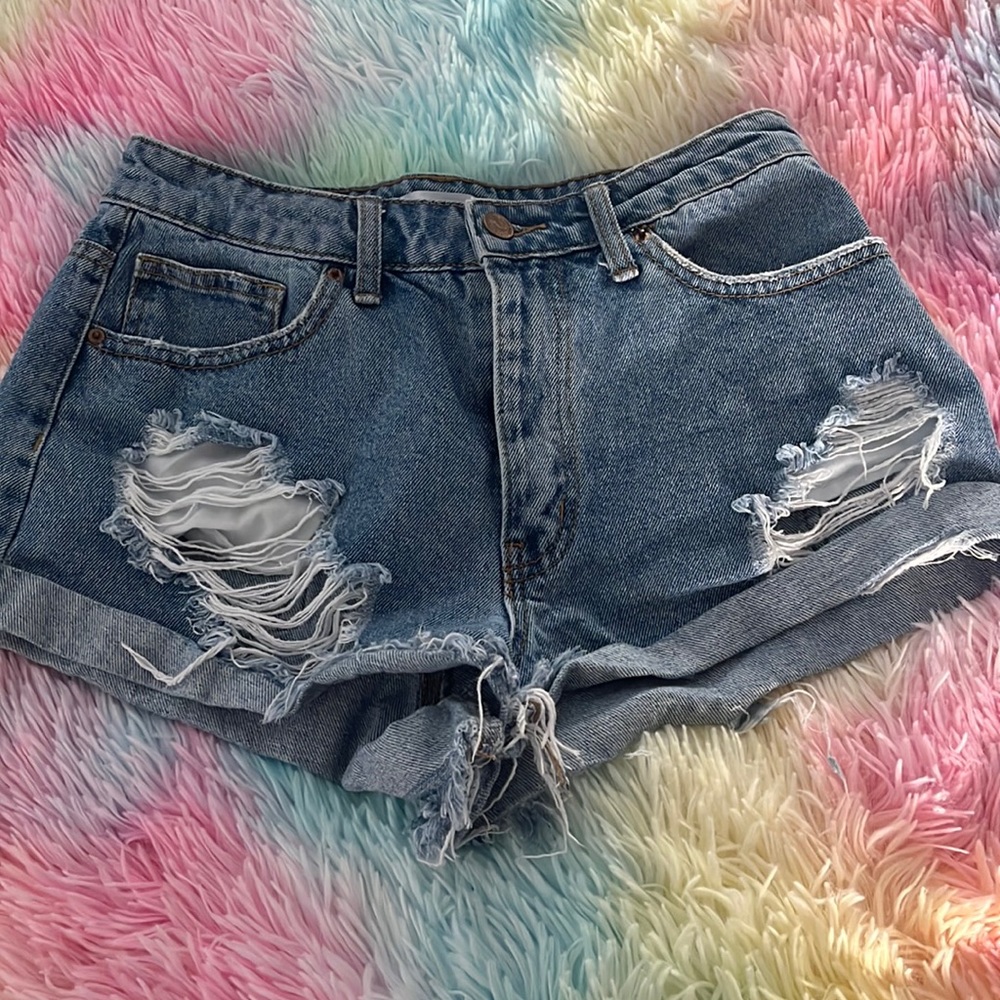 Forever 21 mid waist shorts